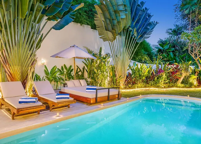 Barcelona - Private 6 Bdr Brand New In Seminyak, Location, Large Pool & Garden Villa *
