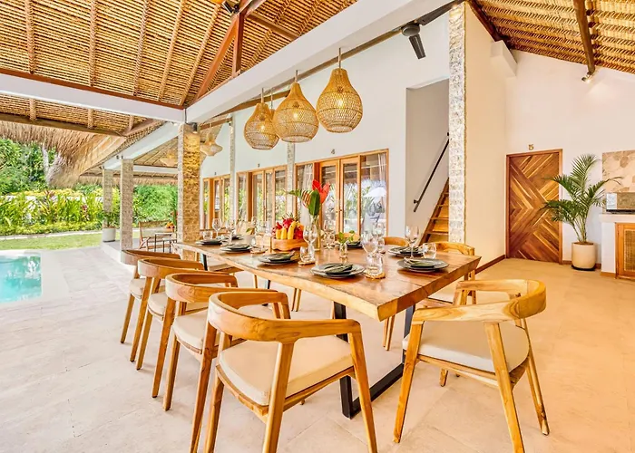 Barcelona - Private 6 Bdr Brand New In Seminyak, Location, Large Pool & Garden Villa