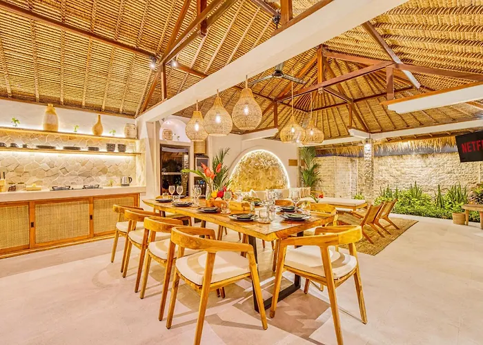 Barcelona - Private 6 Bdr Brand New In Seminyak, Location, Large Pool & Garden Villa